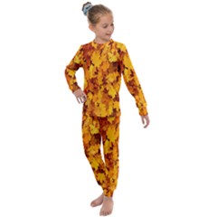 Fall Kids  Long Sleeve Set  by artworkshop