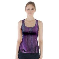 Feather Racer Back Sports Top by artworkshop
