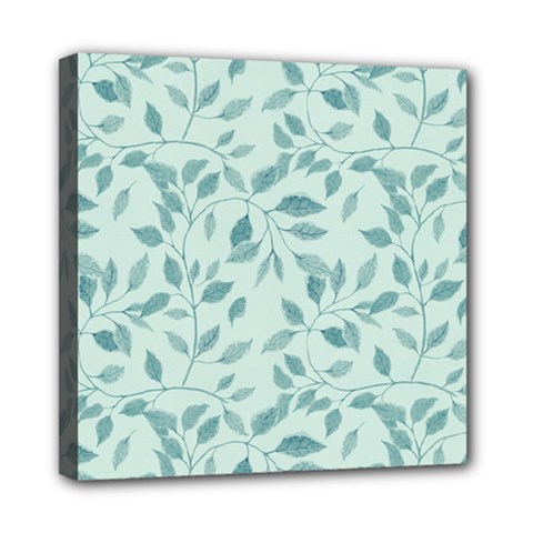 Seamless Foliage Mini Canvas 8  X 8  (stretched) by artworkshop