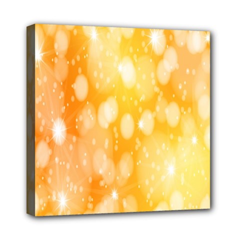 Abstract Sparkling Christmas Day Mini Canvas 8  X 8  (stretched) by artworkshop
