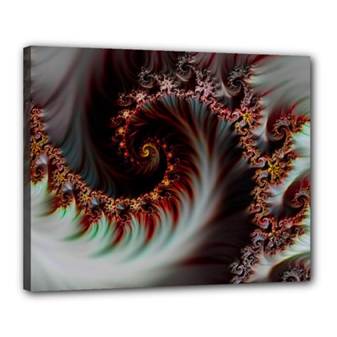 Digital-fractal-fractals-fantasy Canvas 20  X 16  (stretched) by Jancukart