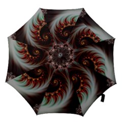Digital-fractal-fractals-fantasy Hook Handle Umbrellas (medium) by Jancukart