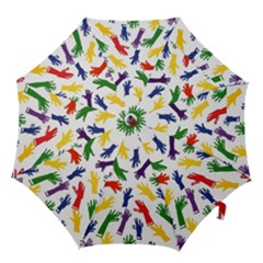 Integration-inclusion-hands-help Hook Handle Umbrellas (medium) by Jancukart