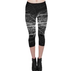 Flash-electricity-energy-current Capri Leggings  by Jancukart