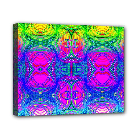 Liquid Rainbows Canvas 10  X 8  (stretched) by Thespacecampers