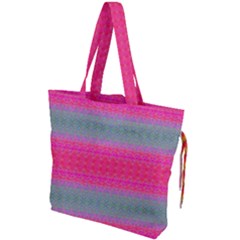 Pink Dreams Drawstring Tote Bag by Thespacecampers