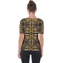 Abstract pattern geometric backgrounds Shoulder Cut Out Short Sleeve Top View2