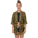 Abstract pattern geometric backgrounds Open Front Chiffon Kimono View1