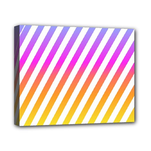 Abstract-lines-mockup-oblique Canvas 10  X 8  (stretched) by Jancukart