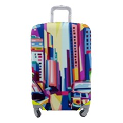 City-street-car-road-architecture Luggage Cover (small) by Jancukart