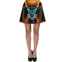 Duck-crazy-duck-abstract Skater Skirt by Jancukart
