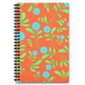 Background-texture-seamless-flowers 5.5  x 8.5  Notebook View1