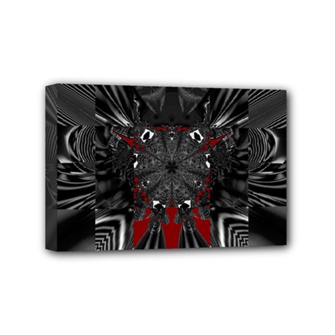 Abstract-artwork-art-fractal Mini Canvas 6  X 4  (stretched) by Sudhe