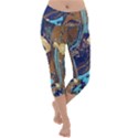 My Pour Cup Painting 5 Cbdoilprincess Lightweight Velour Capri Yoga Leggings View1
