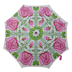 Figure Roses Flowers-ornament Hook Handle Umbrellas (medium) by Jancukart