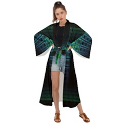 Technology-artificial-intelligence Maxi Kimono by Jancukart