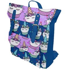 Unicorn Cupcake Buckle Up Backpack by walala