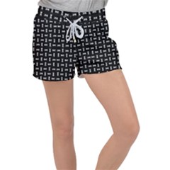 Fantasy Ethnic Caricature Motif Pattern Velour Lounge Shorts by dflcprintsclothing