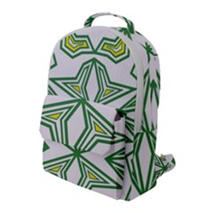Abstract Pattern Geometric Backgrounds Flap Pocket Backpack (large) by Eskimos