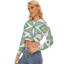 Abstract pattern geometric backgrounds Lightweight Long Sleeve Sweatshirt View2