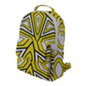 Abstract pattern geometric backgrounds  Flap Pocket Backpack (Large) View1
