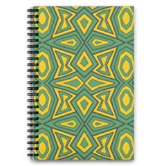 Abstract Pattern Geometric Backgrounds 5 5  X 8 5  Notebook by Eskimos