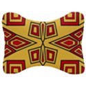 Abstract pattern geometric backgrounds Velour Seat Head Rest Cushion View1