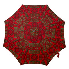 Abstract Pattern Geometric Backgrounds Hook Handle Umbrellas (large) by Eskimos