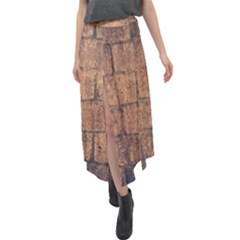  Wallpaper Architecture Velour Split Maxi Skirt by artworkshop