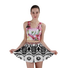 Im Fourth Dimension Black White 12 Mini Skirt by imanmulyana