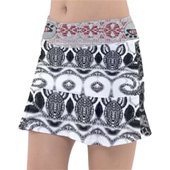Im Fourth Dimension Black White 12 Classic Tennis Skirt by imanmulyana