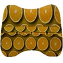 Oranges Slices  Pattern Velour Head Support Cushion View2