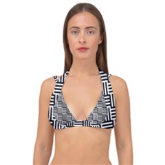 Basket Double Strap Halter Bikini Top by nateshop
