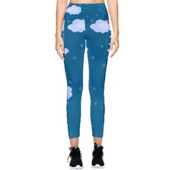 Clouds Pocket Leggings  by nateshop
