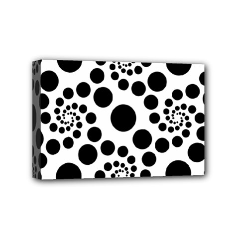 Dot Mini Canvas 6  X 4  (stretched) by nateshop