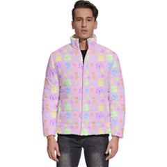 Dungeons And Cuties Men s Puffer Bubble Jacket Coat by thePastelAbomination