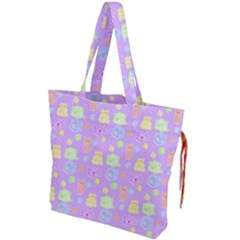 Dungeons And Cuties Drawstring Tote Bag by thePastelAbomination