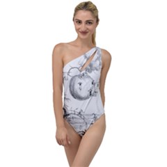 Vectors Fantasy Fairy Tale Sketch To One Side Swimsuit by Sapixe