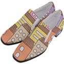 Houses City Architecture Building Women Slip On Heel Loafers View2