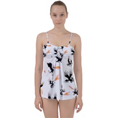 Phoenix Dragon Fire Bird Babydoll Tankini Set by Sapixe