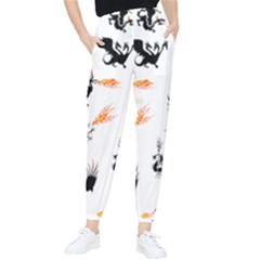 Phoenix Dragon Fire Bird Tapered Pants by Sapixe