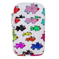 Fish Fishes Marine Life Swimming Water Waist Pouch (large) by Sapixe