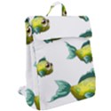 Fish Vector Green Flap Top Backpack View2