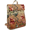 Flower Cubism Mosaic Vintage Flap Top Backpack View2