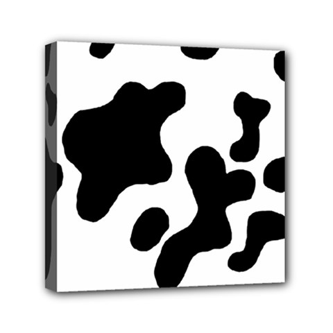 Cow Pattern Mini Canvas 6  X 6  (stretched) by BangZart