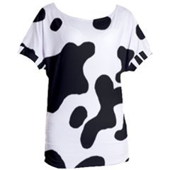 Cow Pattern Women s Oversized Tee by BangZart