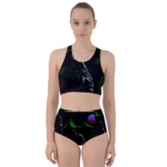 Nature Night Foliage Mountains Racer Back Bikini Set by Amaryn4rt