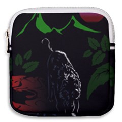 Nature Night Foliage Mountains Mini Square Pouch by Amaryn4rt