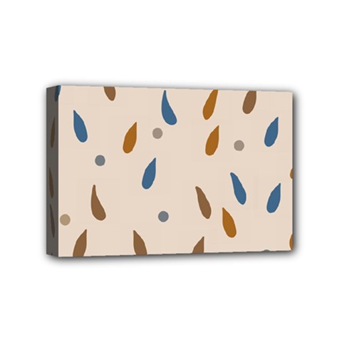 Raindrops Water Drops Pattern Mini Canvas 6  X 4  (stretched) by Amaryn4rt