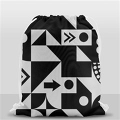 Abstract Art Artistic Artwork Drawstring Bag (small) by Amaryn4rt
